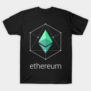 Ethereum Premium Blockchain Design T-Shirt